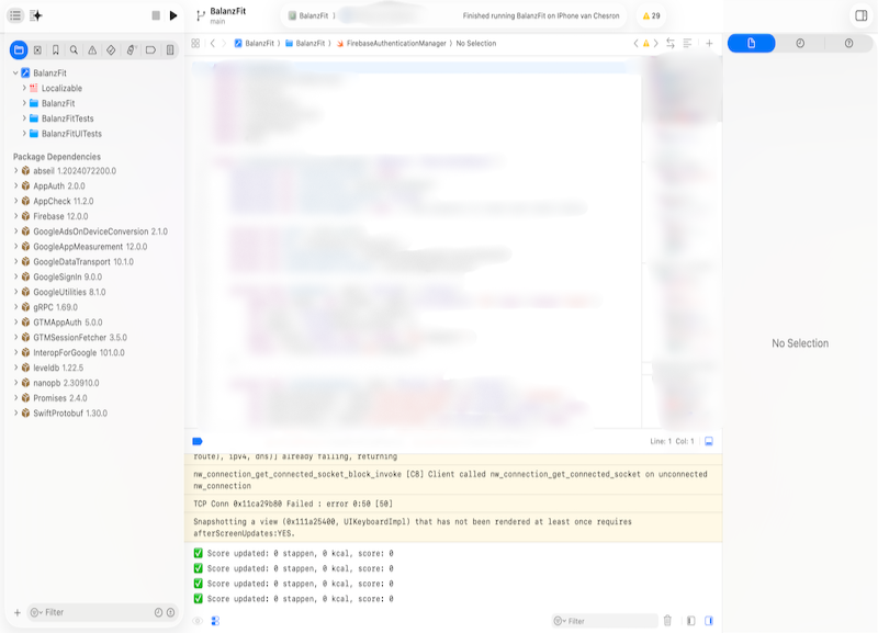 BalanzFit Xcode project